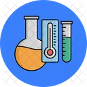 Pruebas Biologicas Con Matraz Biotecnologia Pruebas De Laboratorio Icono