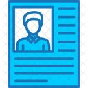 Biodados Curriculum Vitae Cv Icon