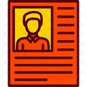 Biodados Curriculum Vitae Cv Icon