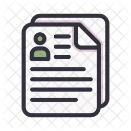 Biodata Cv  Icon