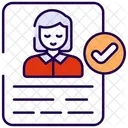 Biodatos Del Candidato Candidato Contratacion Icon