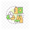 Bio Based Biodegradable Recycle Icon