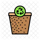 Biodegradable Materials Environmental Icon