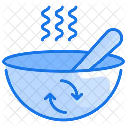 Biodegradable bowl  Icon