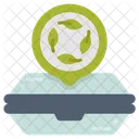 Biodegradable container  Icon