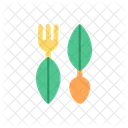 Biodegradable Cutlery Ecology Icon