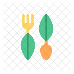Biodegradable cutlery  Icon