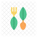 Biodegradable Cutlery Ecology Icon