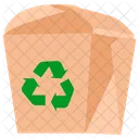 Biodegradable food box  Icon