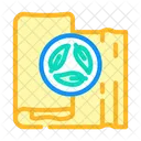 Biodegradable Materials Sustainable Icon