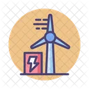 Biodiesel Engine Wind Farm Windmill Icon