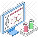 Bioengineering Dna Study Icon