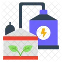 Biogas Energy Fuel Icon