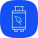 Bio Gas Blue Icon Icon