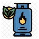 Biogas Energy Fuel Icon