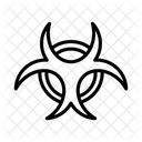 Biogefahrdung Virus Gefahr Icon