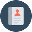 Biography Book Account Icon