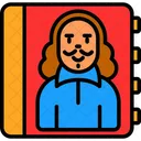 Biography Book Diary Icon