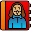 Biography Book Diary Icon
