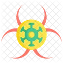 Biohazard Toxic Contamination Icon