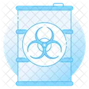 Biohazard Chemical Barrel Chemical Container Icon