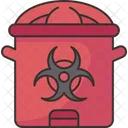 Biohazard Bins Disposal Icon