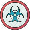 Biohazard Biological Toxic Icon