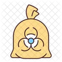 Waste Containment Biohazard Icon