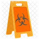 Biohazard sign board  Icon