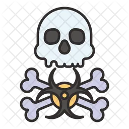 Biohazard Skull  Icon