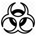 Biohazard Symbol Icon