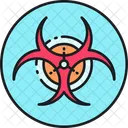 Biological Hazard Caution Danger Icon