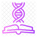 Biological Book Dna Icon