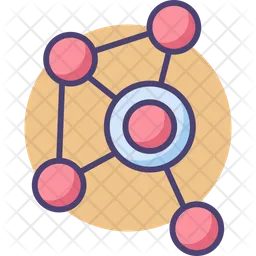 Biological Network  Icon