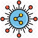 Biological Network Cell Biological Icon