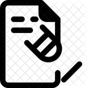 Chemie Publizieren Berichterstattung Symbol