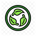 Biologisch Abbaubar Produkt Etikett Symbol