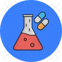 Biologisches Labor Chemie Experimentelle Medizin Symbol