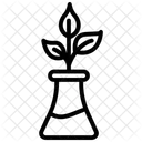 Biology Black Outline Icon 아이콘