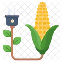 Bio Energy Biomass Corn Icon