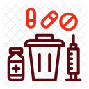 Biomedical Waste Medical Toxic Waste Icon