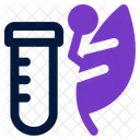 Biomedizin Forschung Labor Symbol
