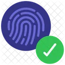 Biometría aceptada  Icono