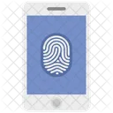 Biometria Movel Acesso Ícone