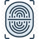 Biometric Recognition Identify Icon