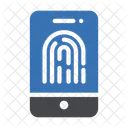 Biometric Fingerprint Lock Icon