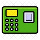Biometric Attendance Fingerprint Scanning Attendance Machine Icon