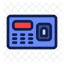 Attendance Fingerprint Biometric Icon