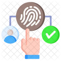Biometric Authentication  Icon