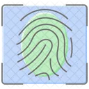 Biometric Authentication Lineal Color Icon Icon
